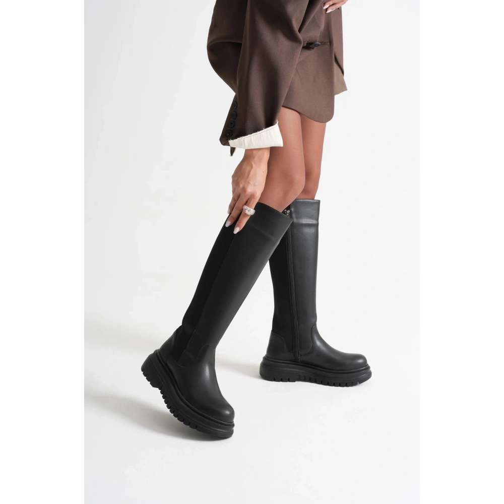 Agni Kadın Günlük Siyah Çizme