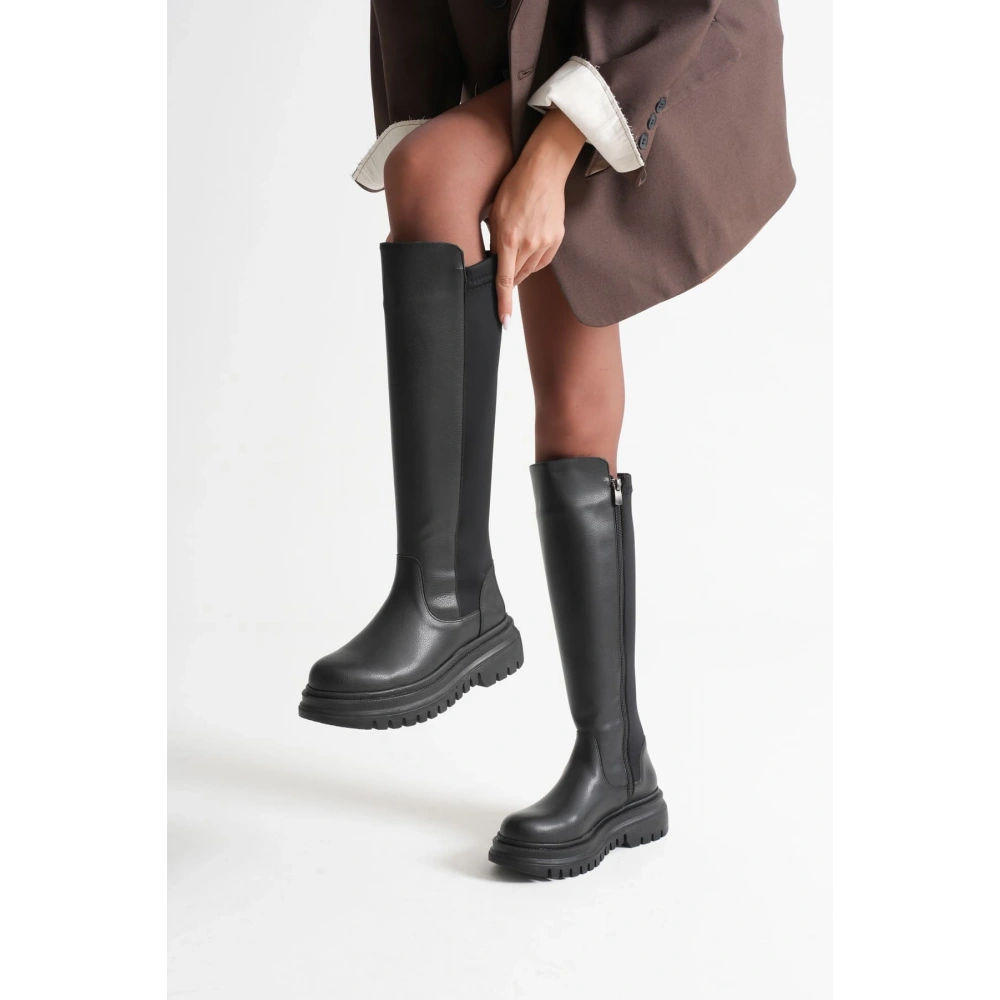 Agni Kadın Günlük Siyah Çizme