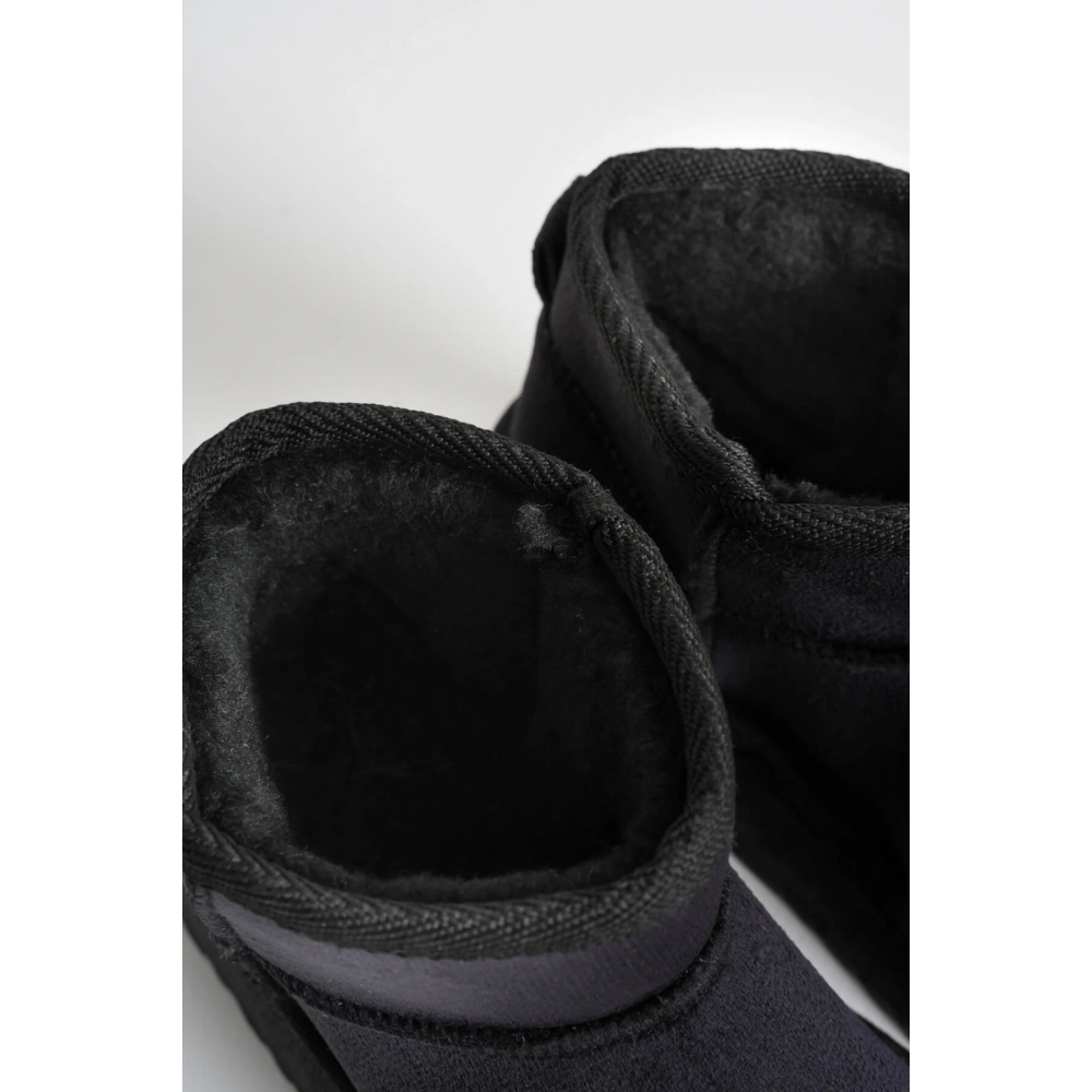 Alina Kadın Siyah Kışlık Kürklü Bot