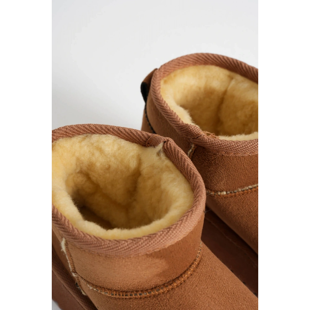 Alina Kadın Taba Kışlık Kürklü Bot