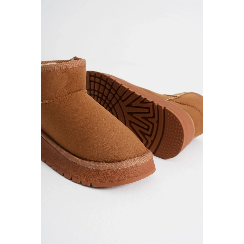 Alina Kadın Taba Kışlık Kürklü Bot