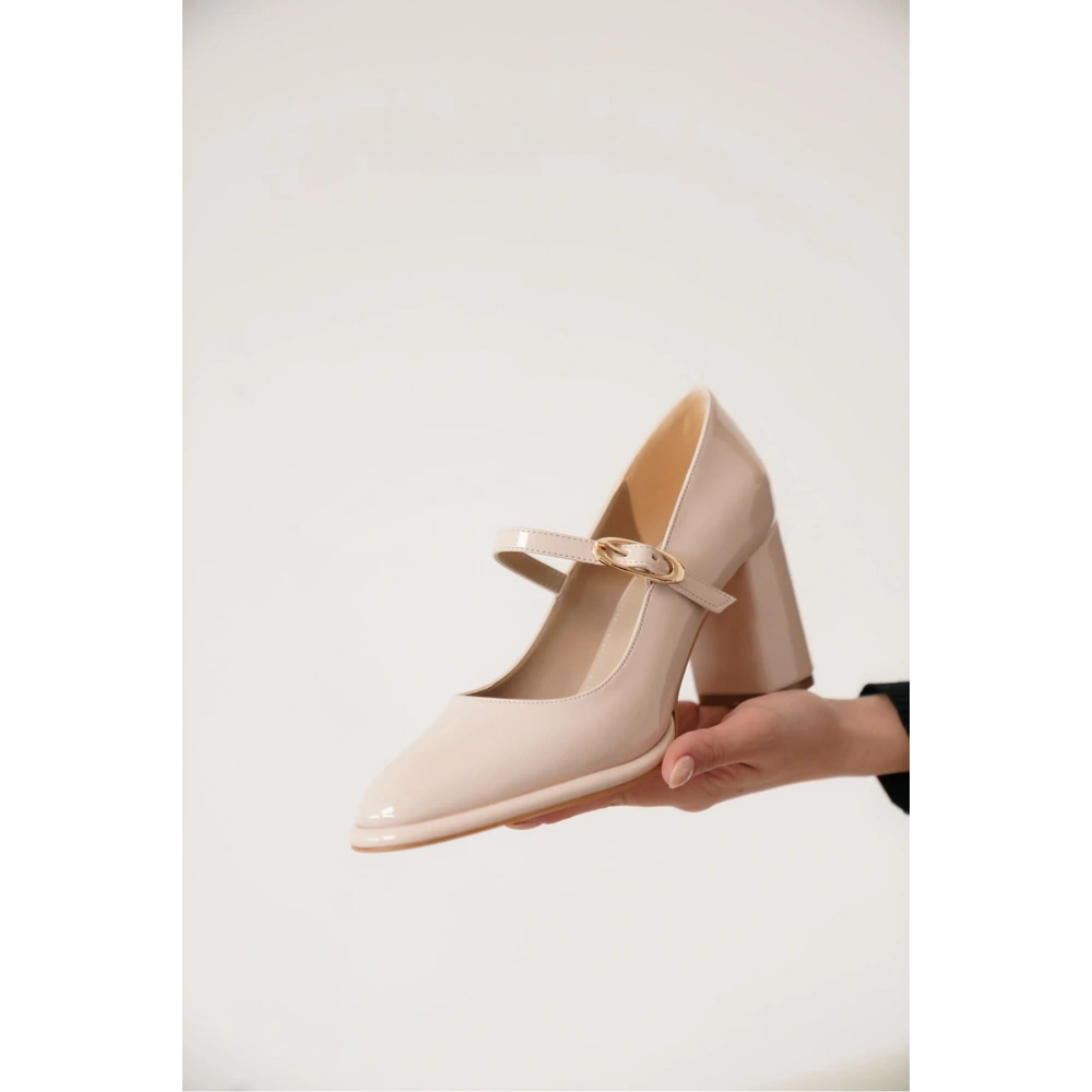 Alis Bej Kadın Topuklu Ayakkabı