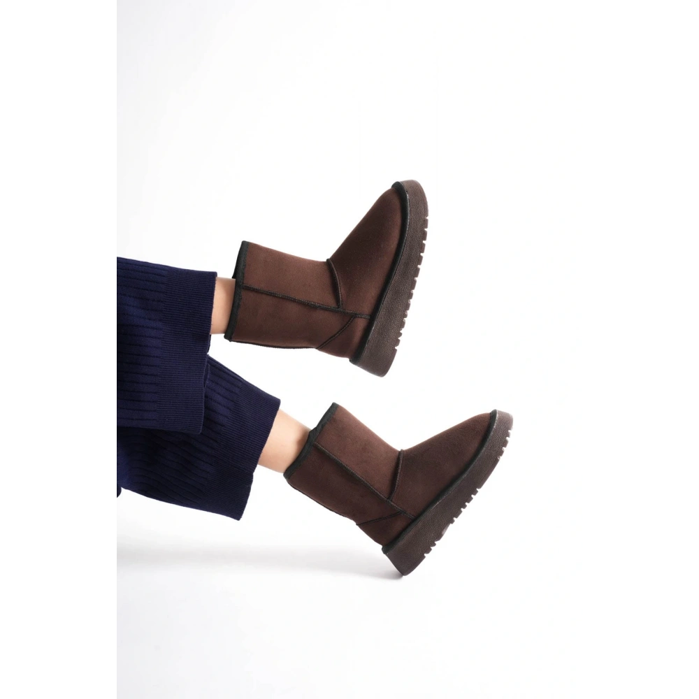 Kadın Acı Kahve Kışlık Kürklü Bot TR14MK04E