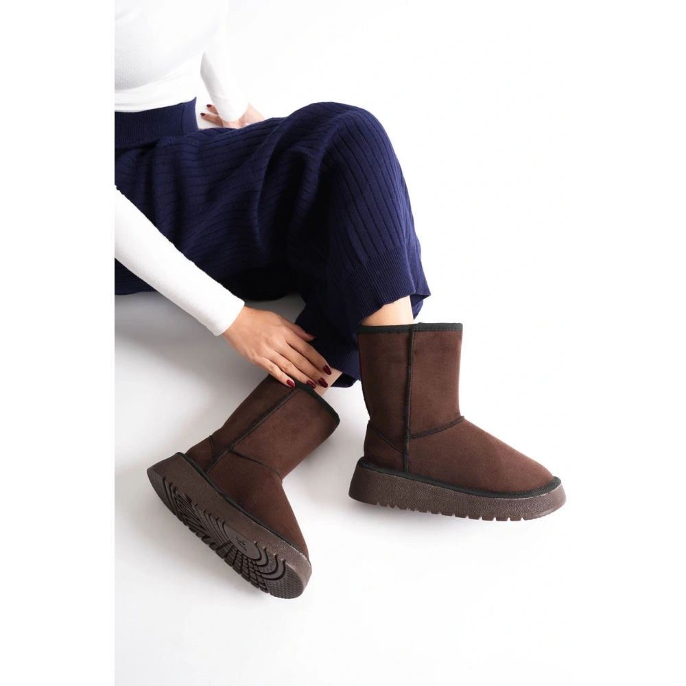 Kadın Acı Kahve Kışlık Kürklü Bot TR14MK04E