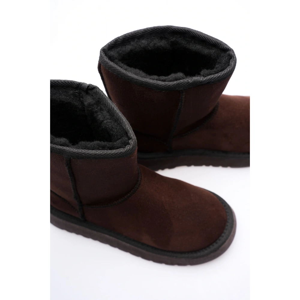 Anisa Kadın Acı Kahve Kışlık Kürklü Bot