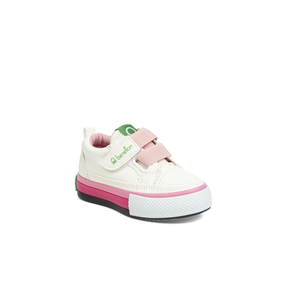 Benetton Beyaz Pembe- Çocuk Spor Ayakkabı