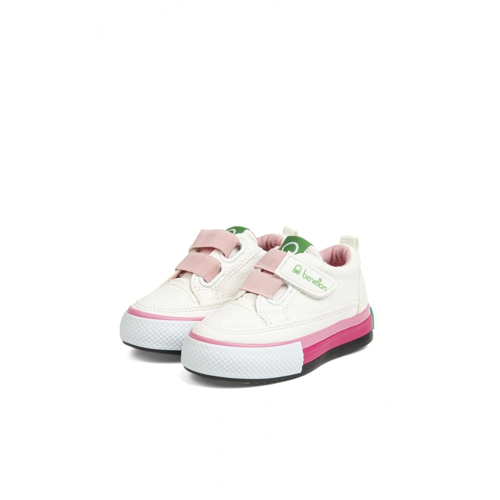 Benetton Beyaz Pembe- Çocuk Spor Ayakkabı