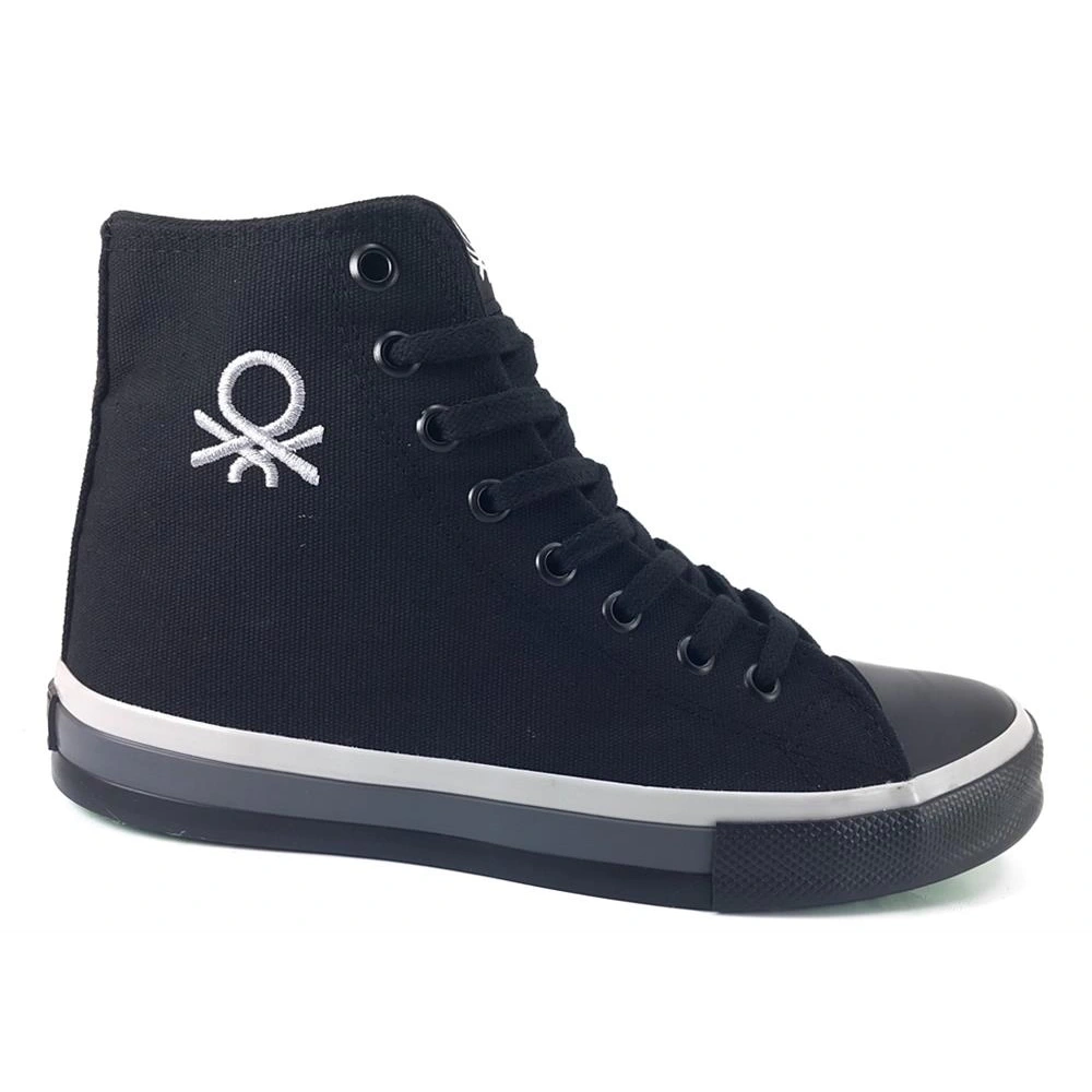 Benetton Erkek Siyah Uzun Spor Ayakkabı