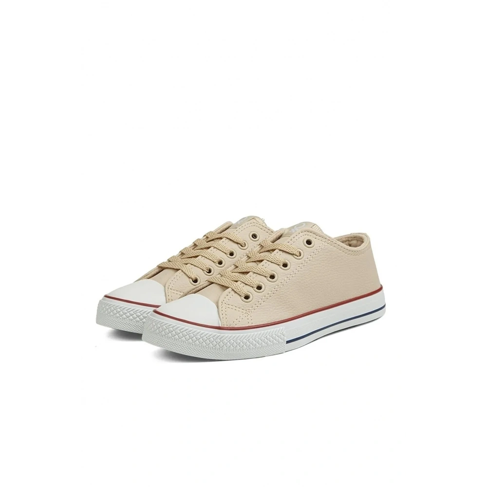 Benetton Erkek Taba Kırmızı Detaylı Deri Spor Ayakkabı