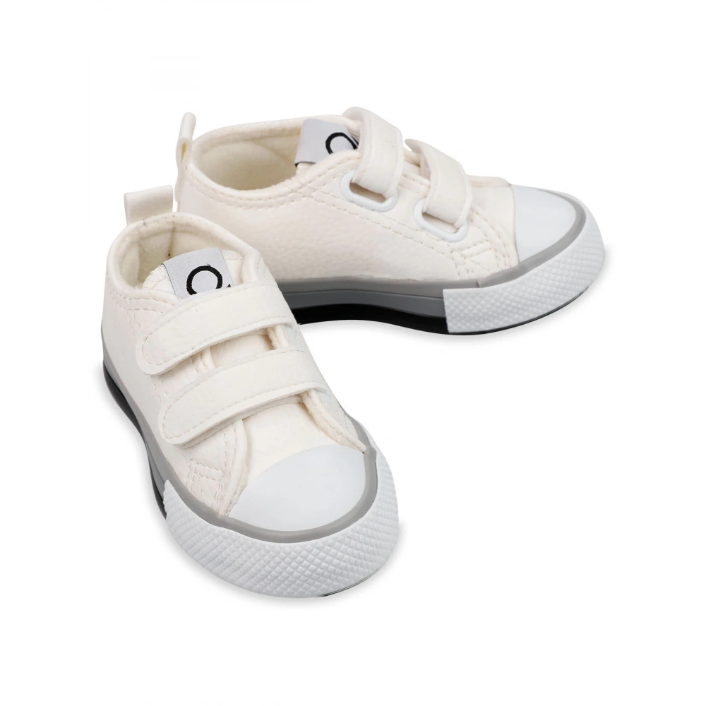 Benetton Kırık Beyaz Deri Çocuk Spor Ayakkabı