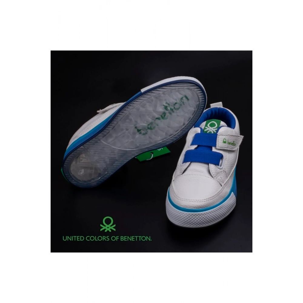 Benetton Saks Mavi Çocuk Unisex Spor Ayakkabı