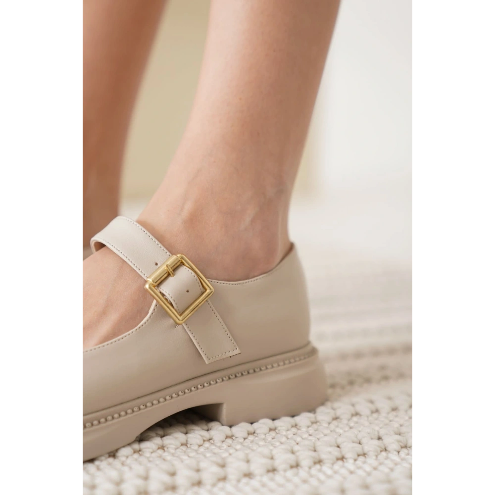 Briana Bej Gunluk Mary Jane Ayakkabı