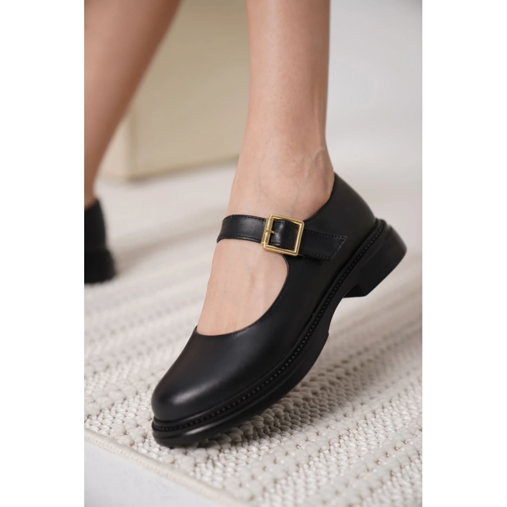 Briana Siyah Gunluk Mary Jane Ayakkabı