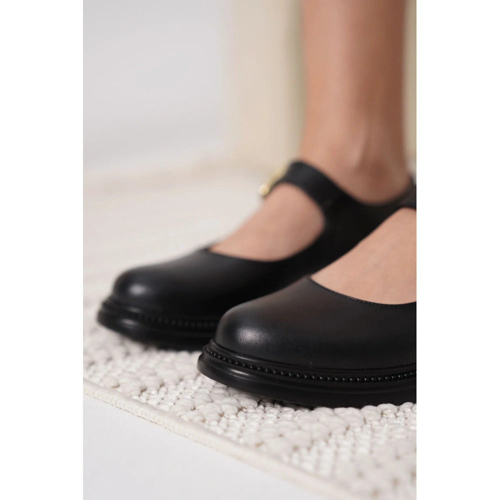 Briana Siyah Gunluk Mary Jane Ayakkabı