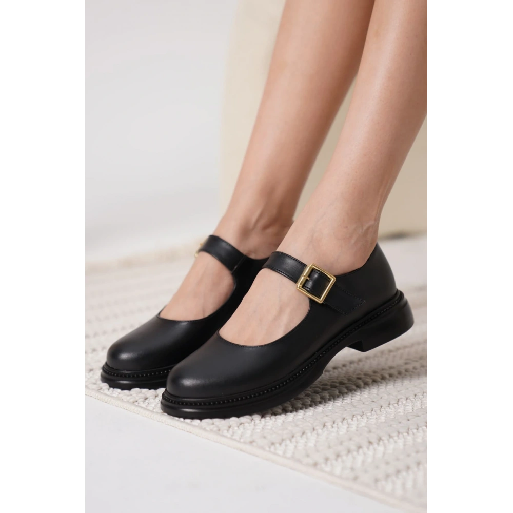 Briana Siyah Gunluk Mary Jane Ayakkabı