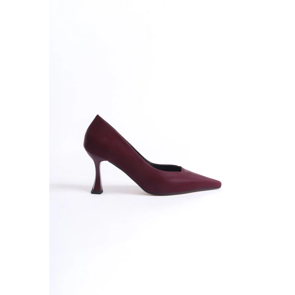 Kadın Bordo Saten Stiletto TR08MS27F