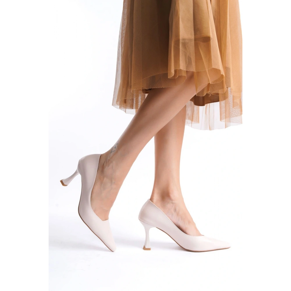 Cordelia Kadın Mat Bej Stiletto