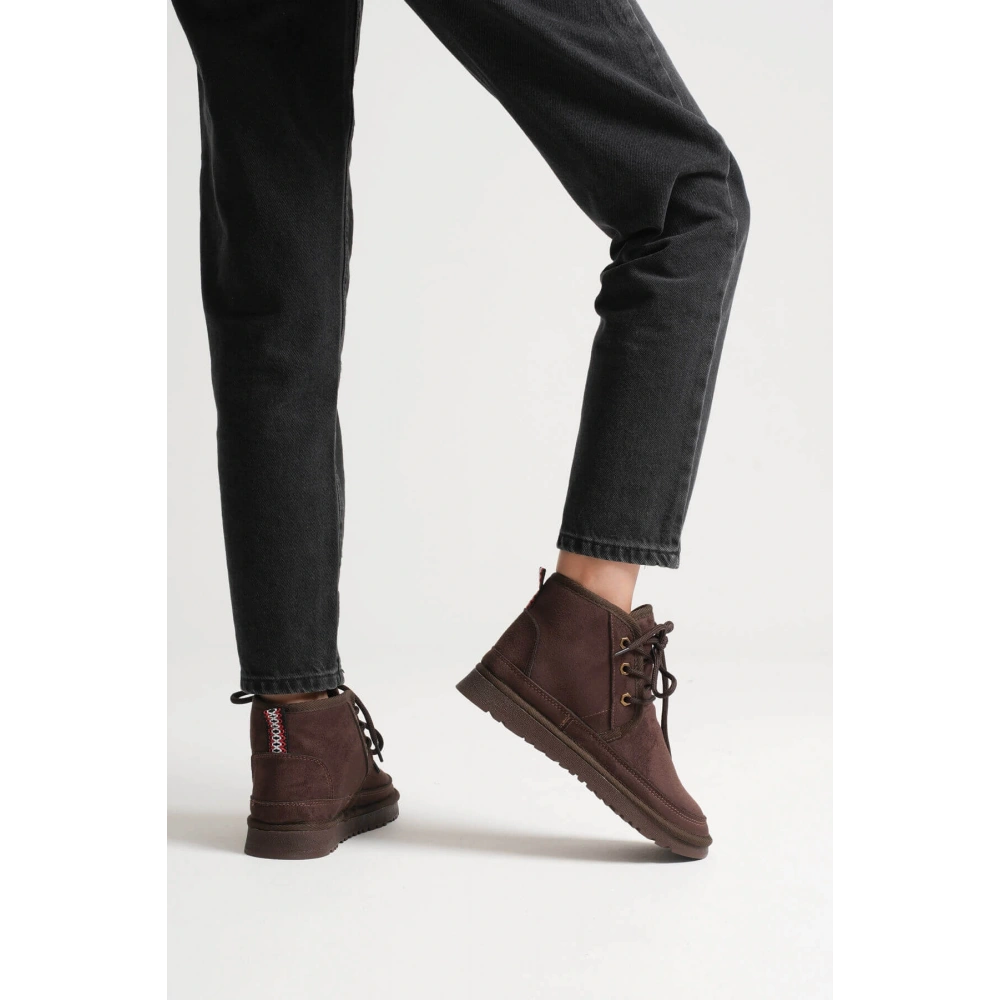 Daria Kadın Kışlık Acı Kahve İçi Kürklü Bot