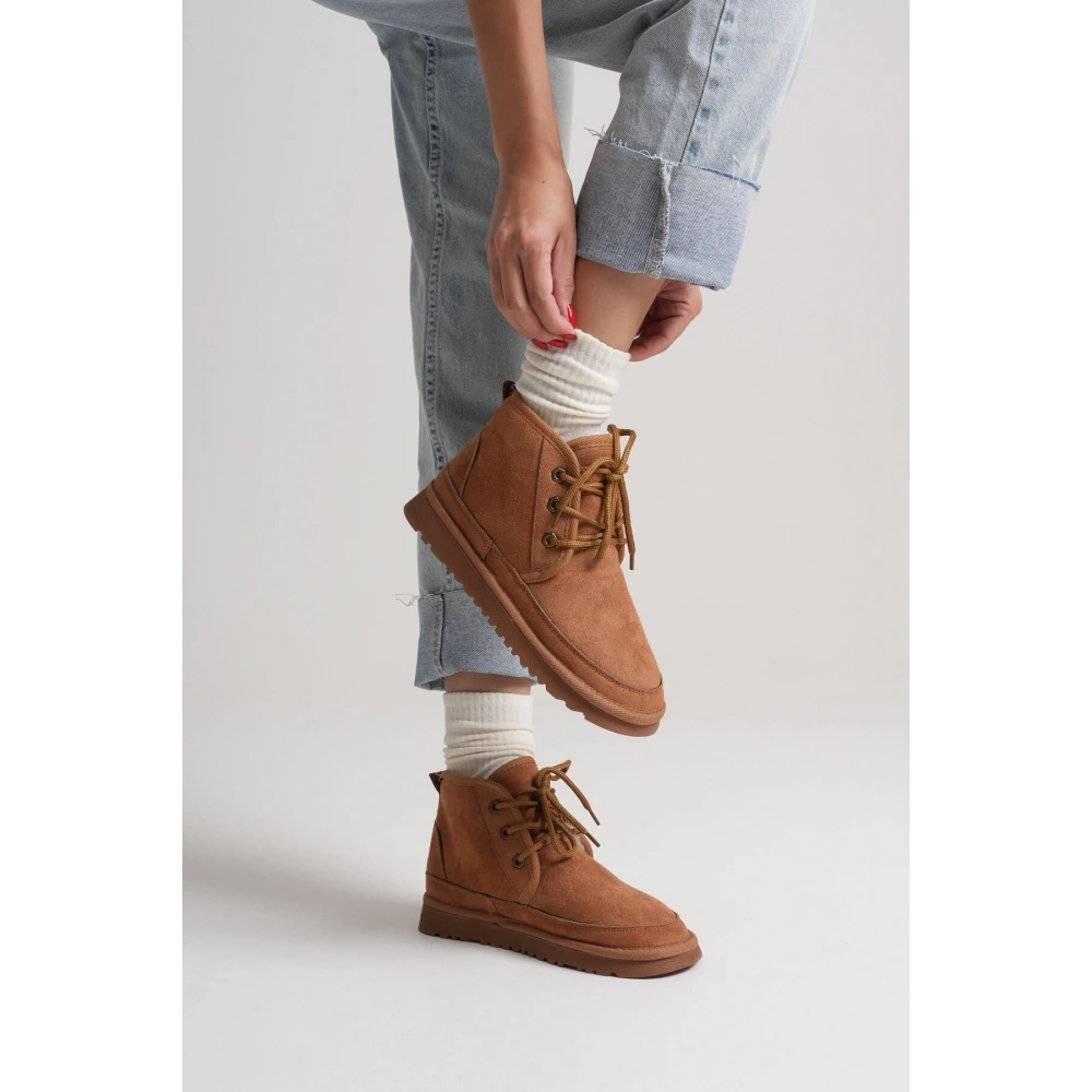 Daria Kadın Kışlık Taba İçi Kürklü Bot