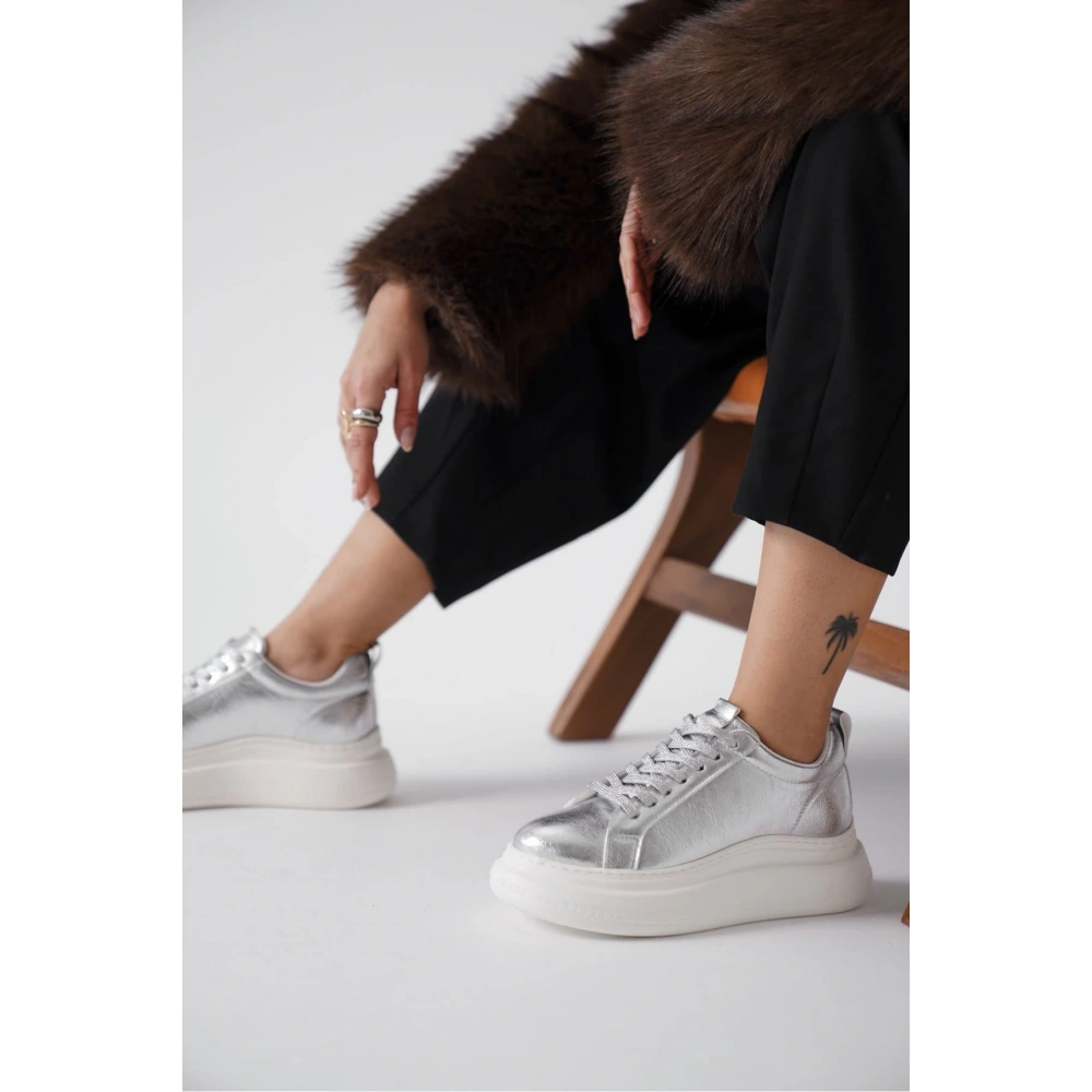 Dina Gümüş Kadın Sneaker