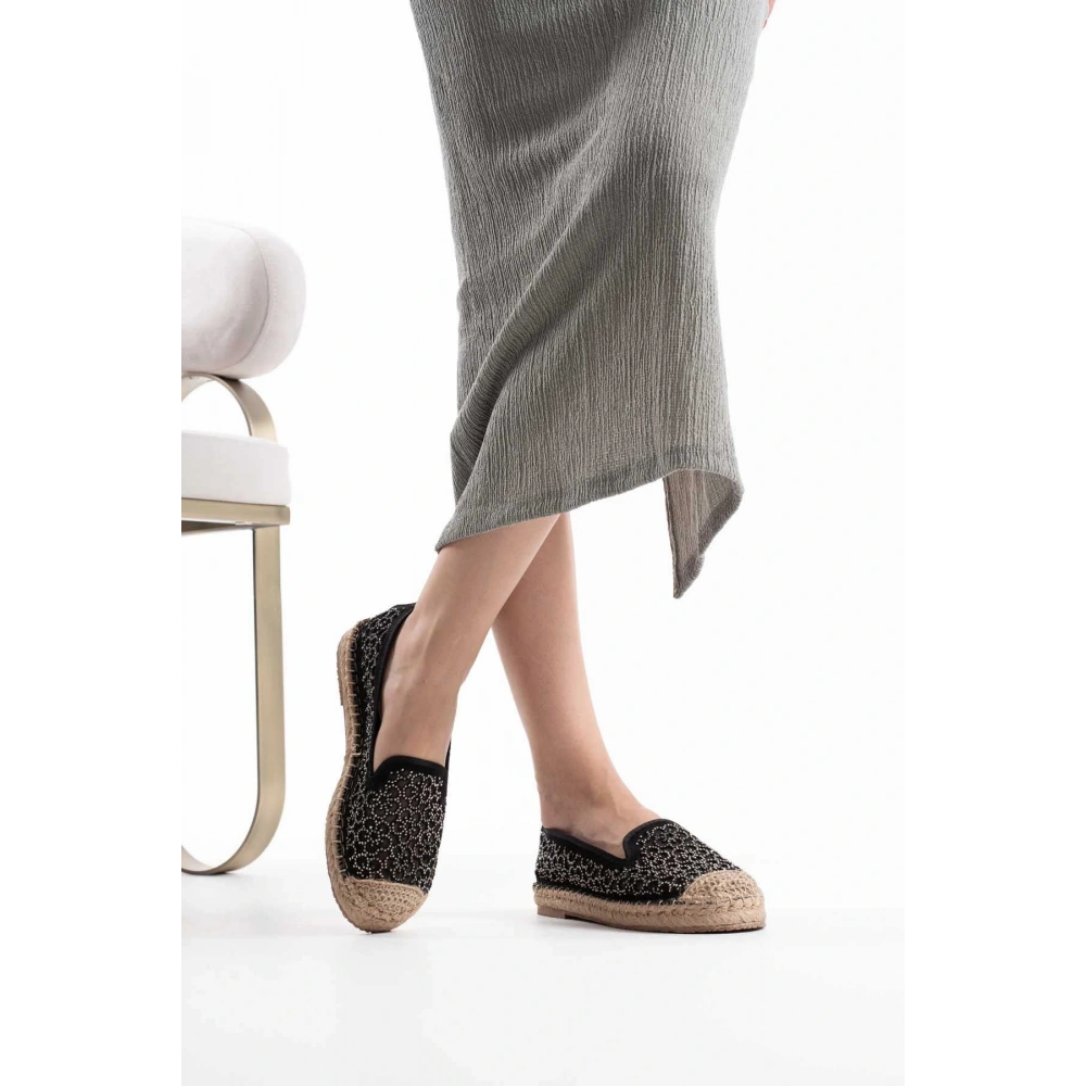 Dune Kadın Siyah Espadril Ayakkabı