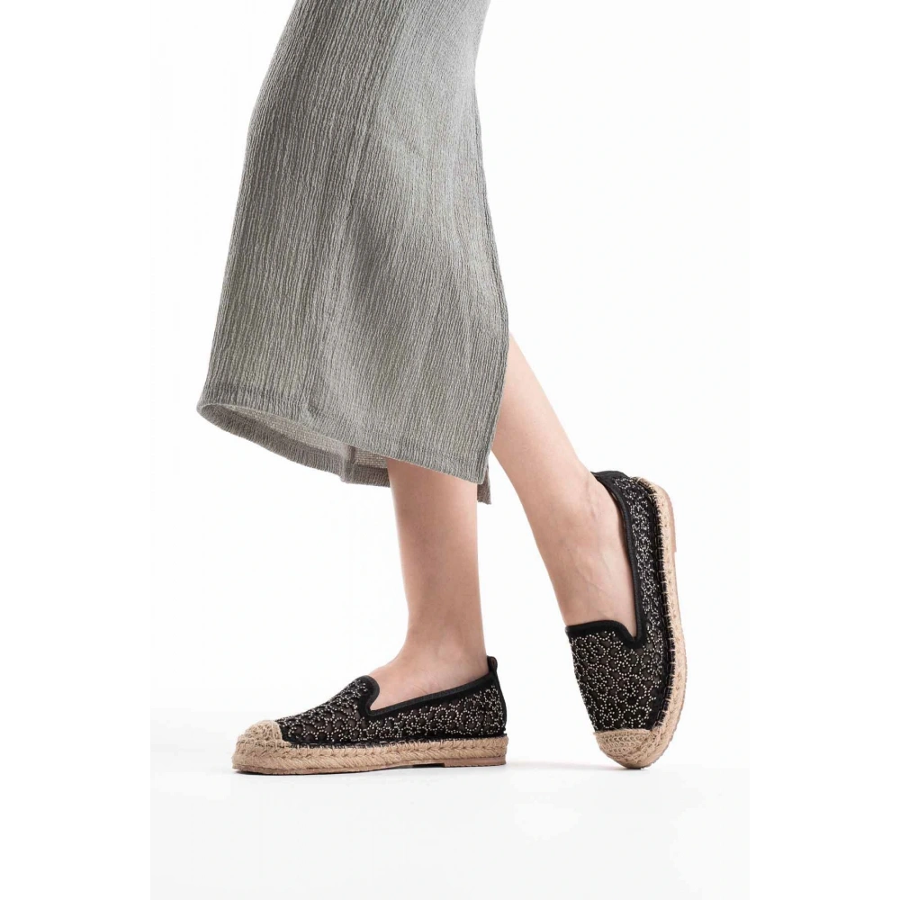 Dune Kadın Siyah Espadril Ayakkabı