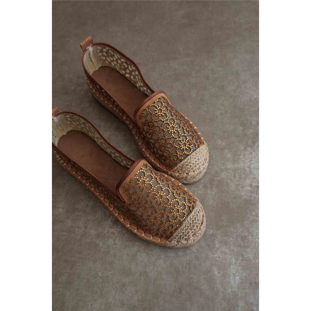 Dune Kadın Taba Espadril Ayakkabı