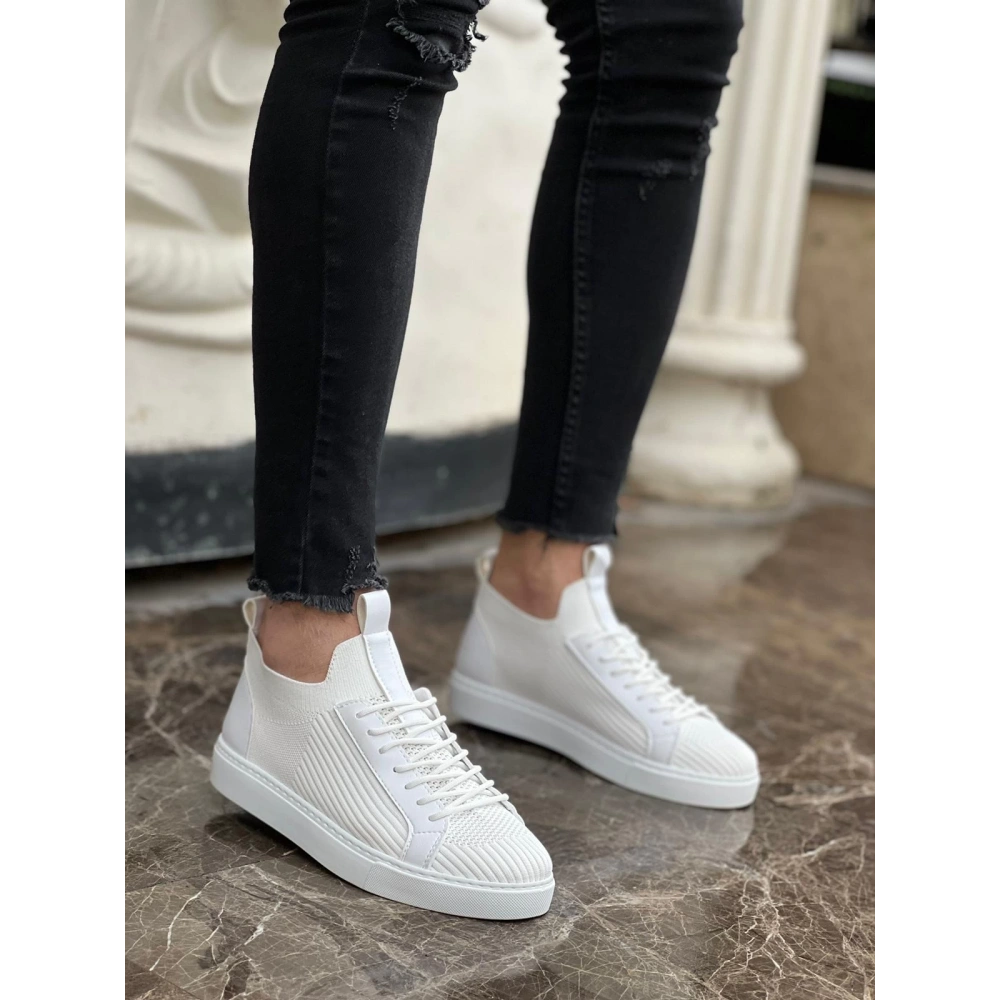 Erkek Günlük Beyaz Ayakkabı