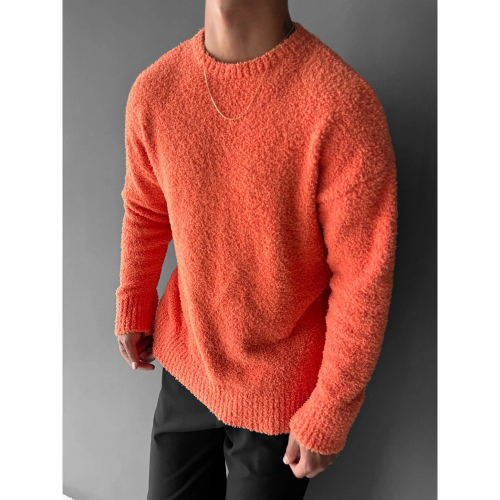 Erkek Turanj Peluş Kazak