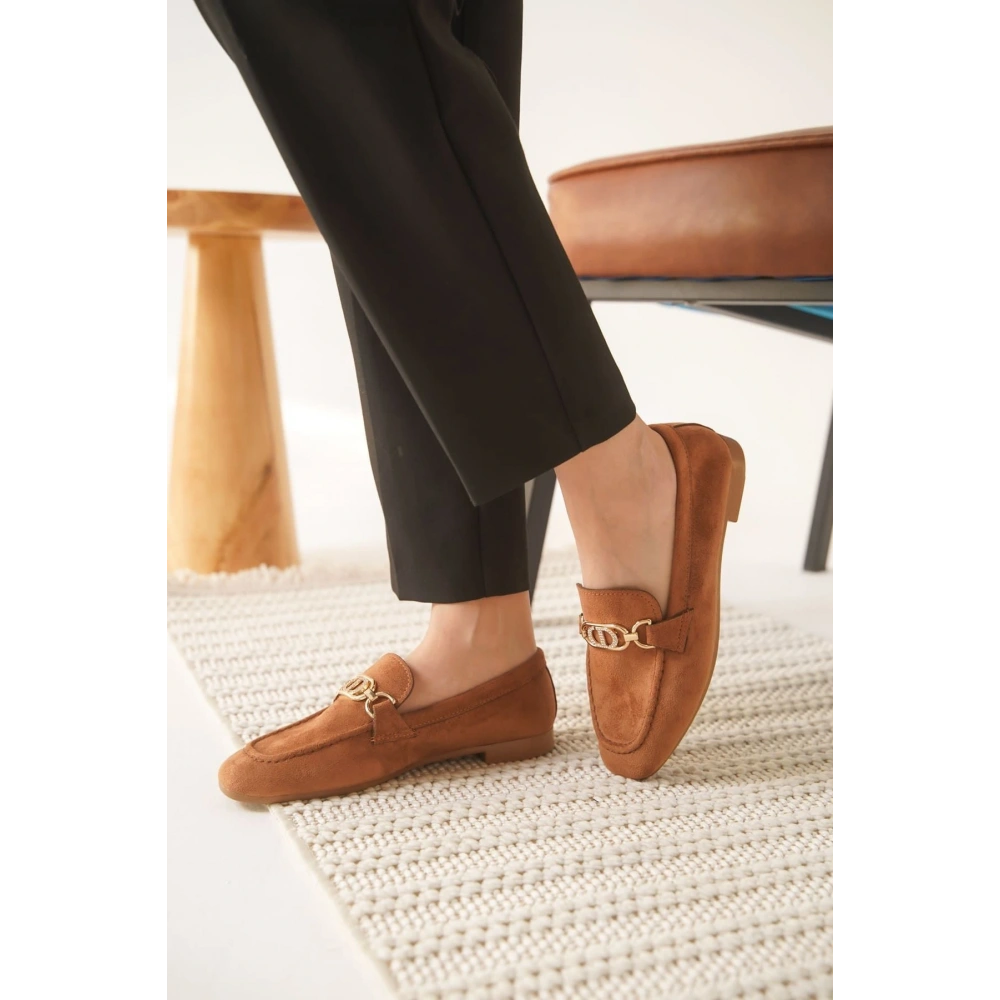 Hera Kadın Süet Taba Günlük Ayakkabı