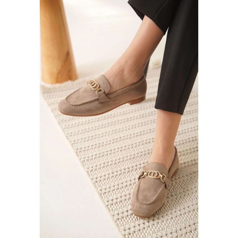 Hera Kadın Süet Vizon Günlük Ayakkabı