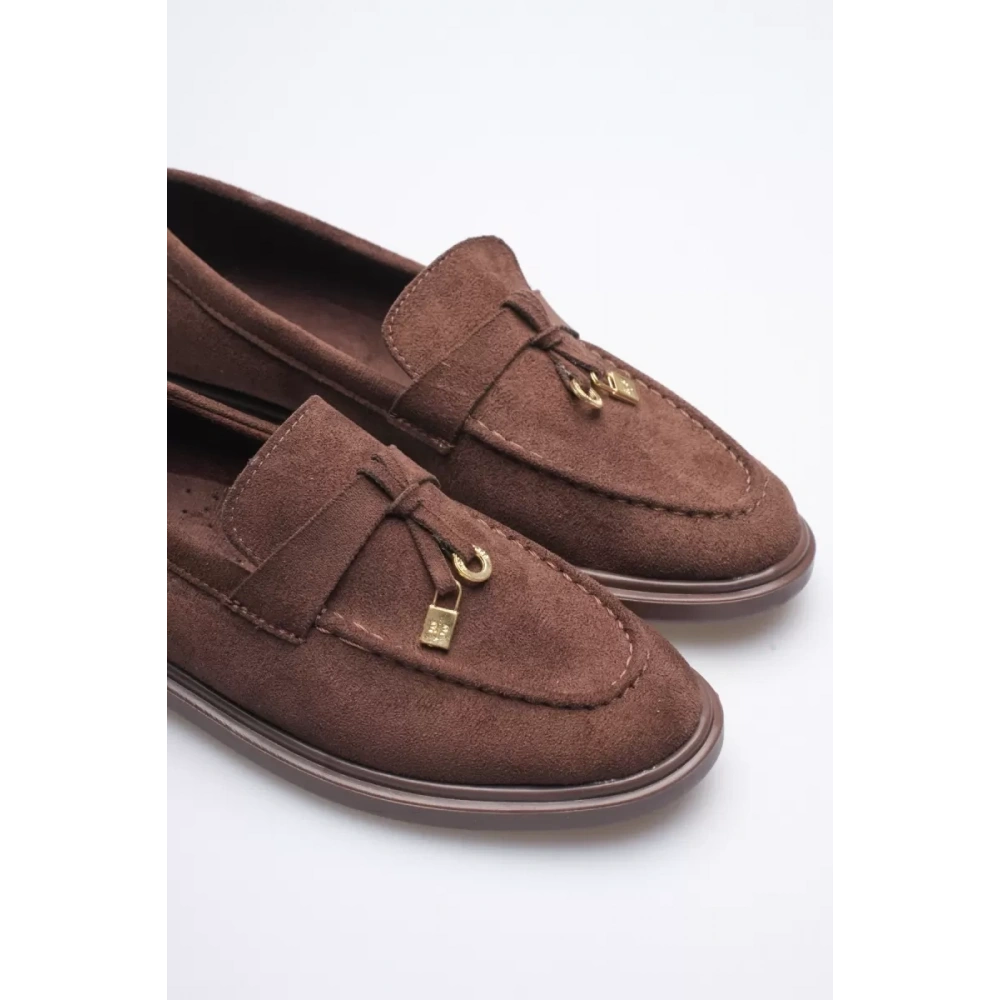 Kadın Acı Kahve Günlük Süet Ayakkabı TR27MS10D