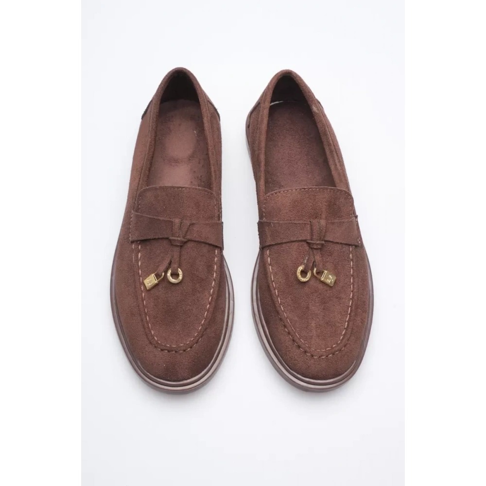 Kadın Acı Kahve Günlük Süet Ayakkabı TR27MS10D