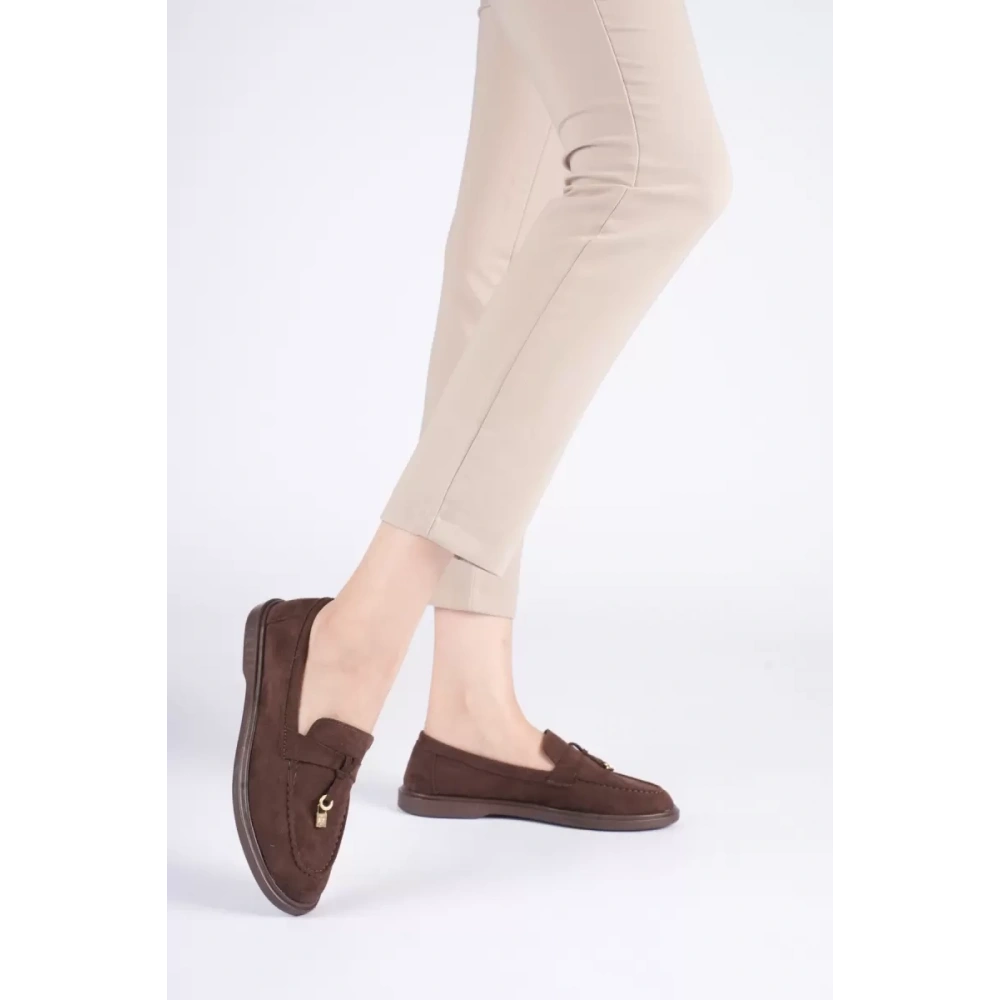 Kadın Acı Kahve Günlük Süet Ayakkabı TR27MS10D