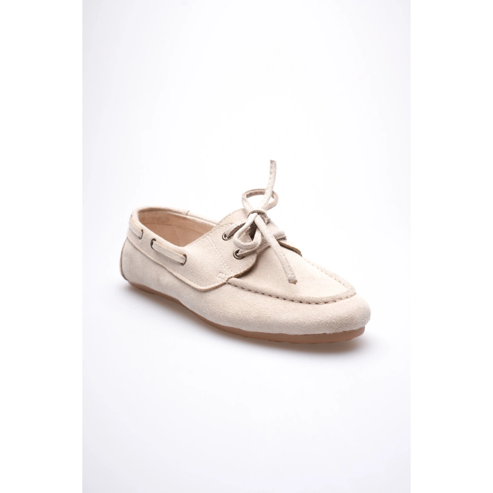 Kadın Bej Günlük Süet Ayakkabı TR27MS06B