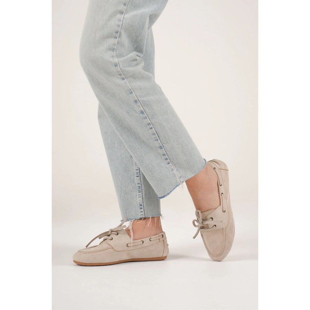 Kadın Bej Günlük Süet Ayakkabı TR27MS06B