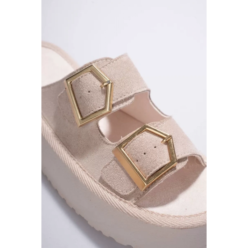 Kadın Bej Günlük Terlik TR19MY02B