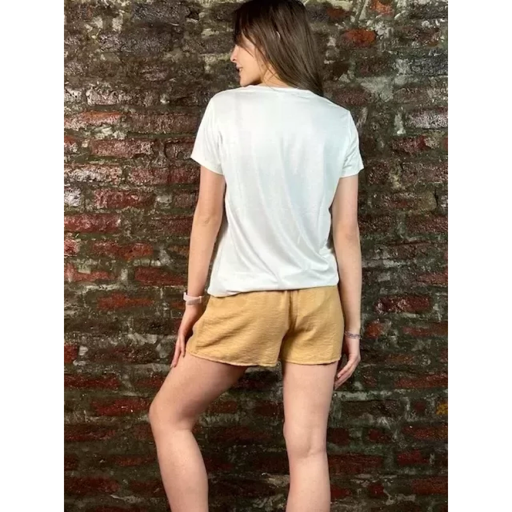 Kadın Beyaz Yazılı Tshirt