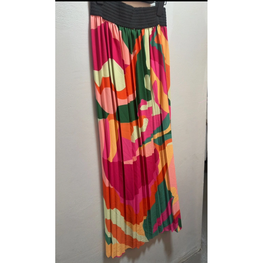 Kadın Çok Renkli Uzun Etek