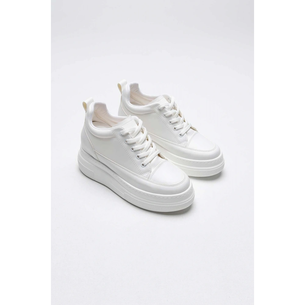 Kadın Gizli Topuk Beyaz Spor Ayakkabı