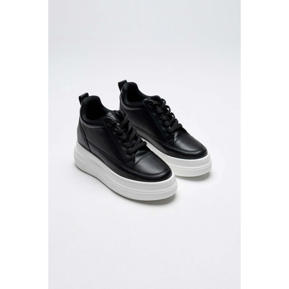 Kadın Gizli Topuk Siyah BT Spor Ayakkabı