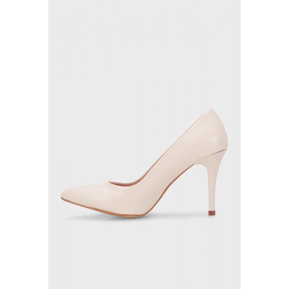 Kadın Pierre Cardin Bej Stilletto Ayakkabı