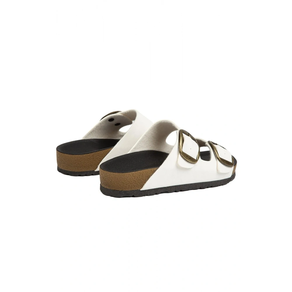 Kadın Pierre Cardin Beyaz Kalın Kemerli Terlik