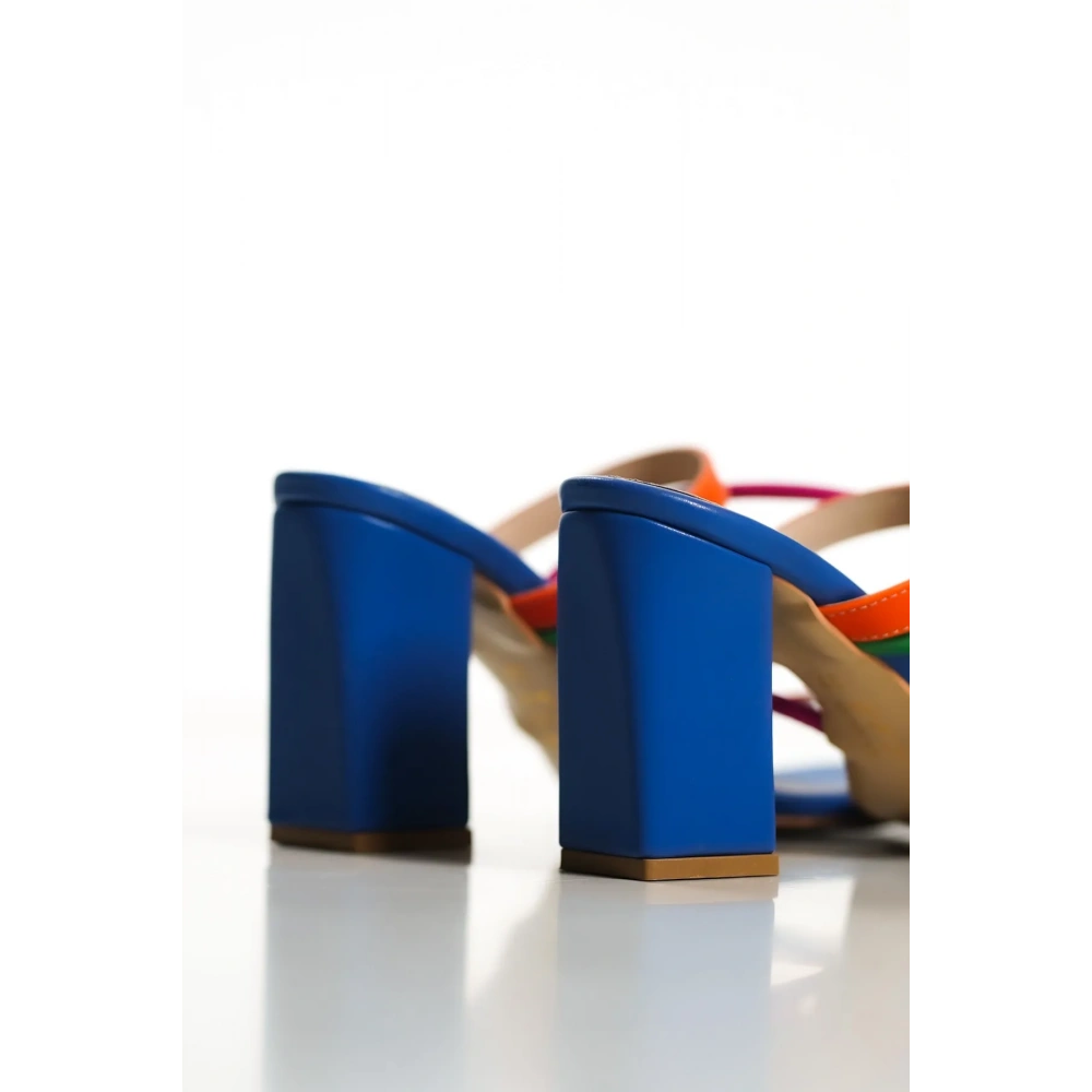 Kadın Pierre Cardin Renkli Bağlamalı Sandalet