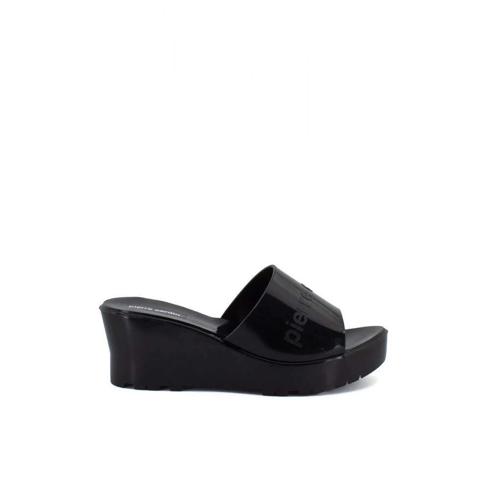 Kadın Pierre Cardin Siyah Dolgu Topuk Terlik