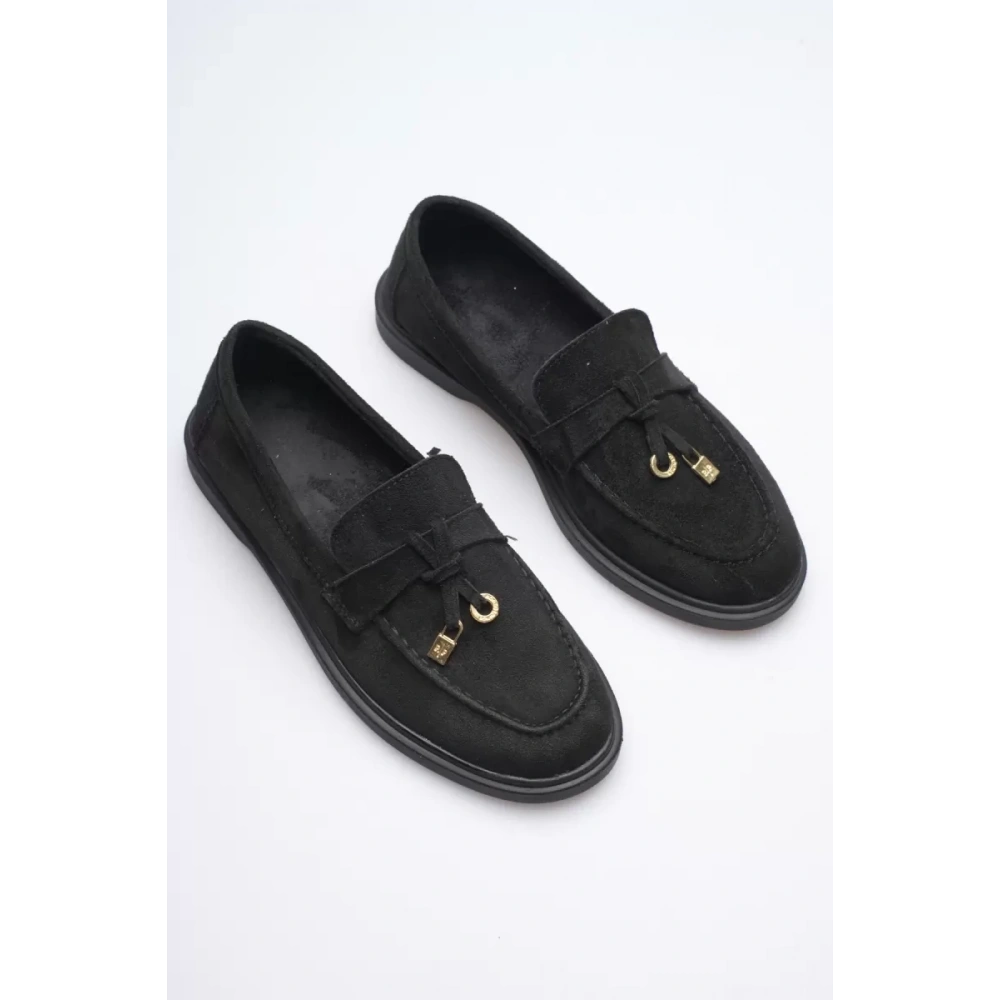 Kadın Siyah Günlük Süet Ayakkabı TR27MS10A