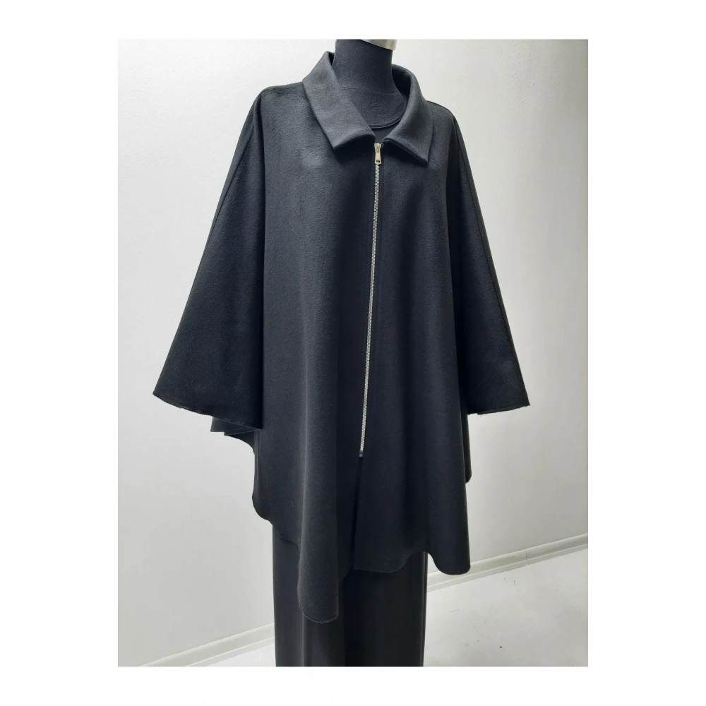 Kadın Siyah Kışlık Panço