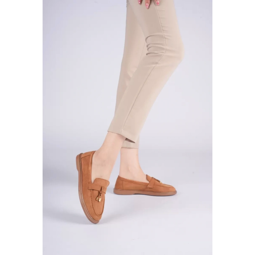 Kadın Taba Günlük Süet Ayakkabı TR27MS10C