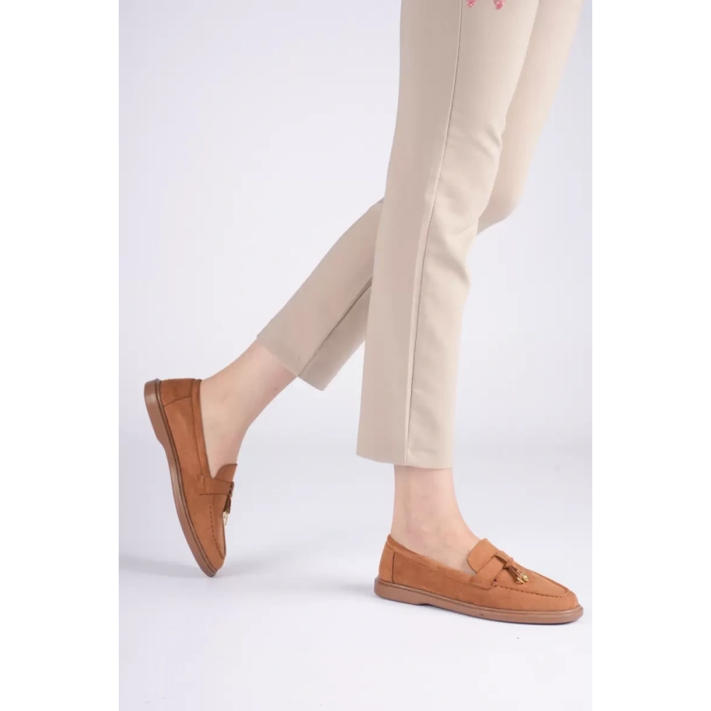 Kadın Taba Günlük Süet Ayakkabı TR27MS10C