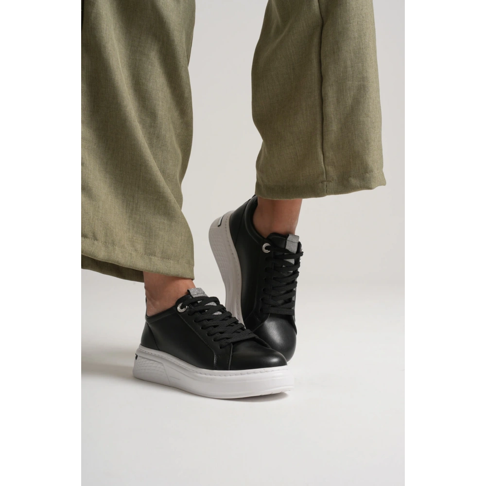 Liza Kadın Şık Günlük Siyah Sneaker